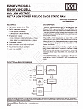 DataSheet IS66WV25632ALL pdf